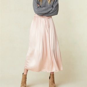 Loveshackfancy Pink Midi skirt
